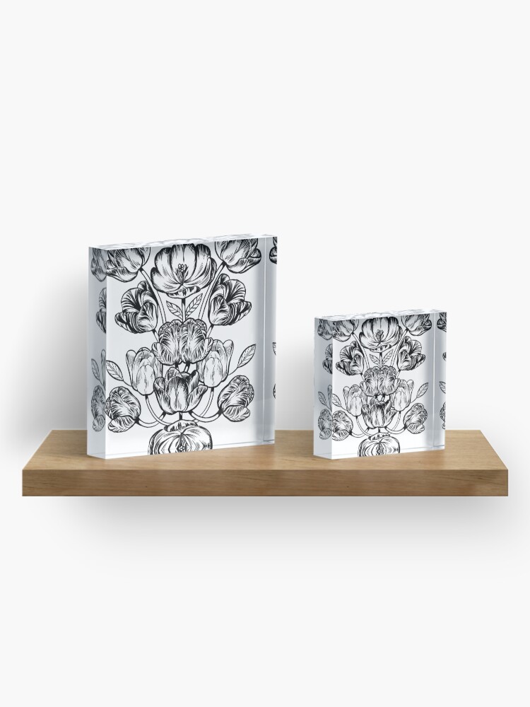 Alternate view of Graphic Botanicals Acrylic Block