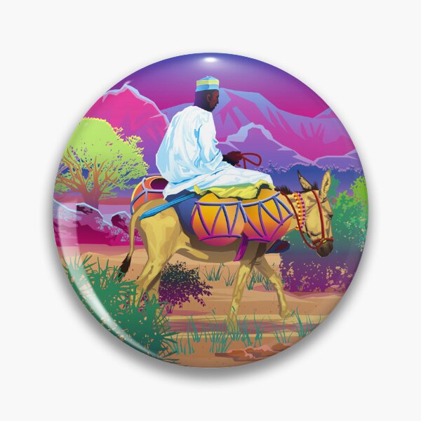Item preview, Man Riding a Donkey Arrives Home designed and sold by Vector-Artist.