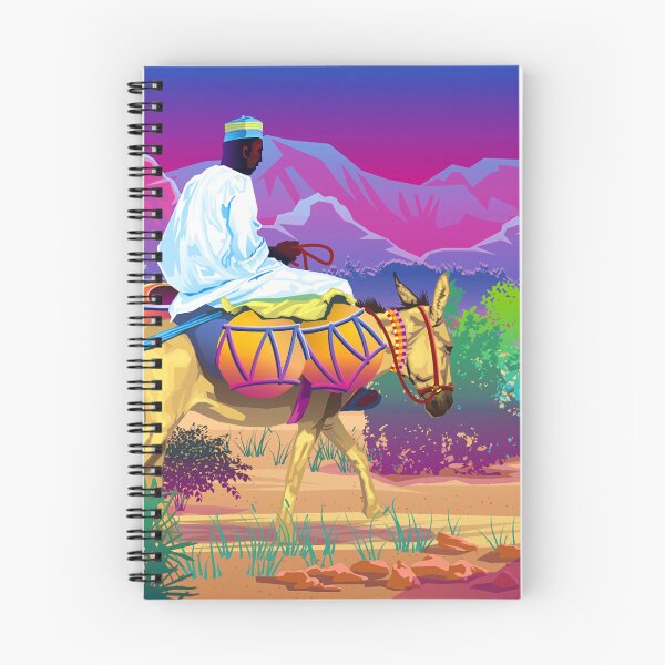 Item preview, Man Riding a Donkey Arrives Home designed and sold by Vector-Artist.
