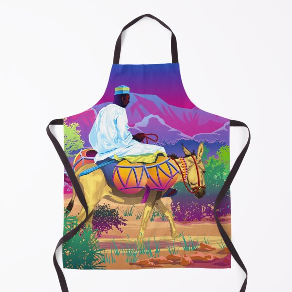 Item preview, Man Riding a Donkey Arrives Home designed and sold by Vector-Artist.