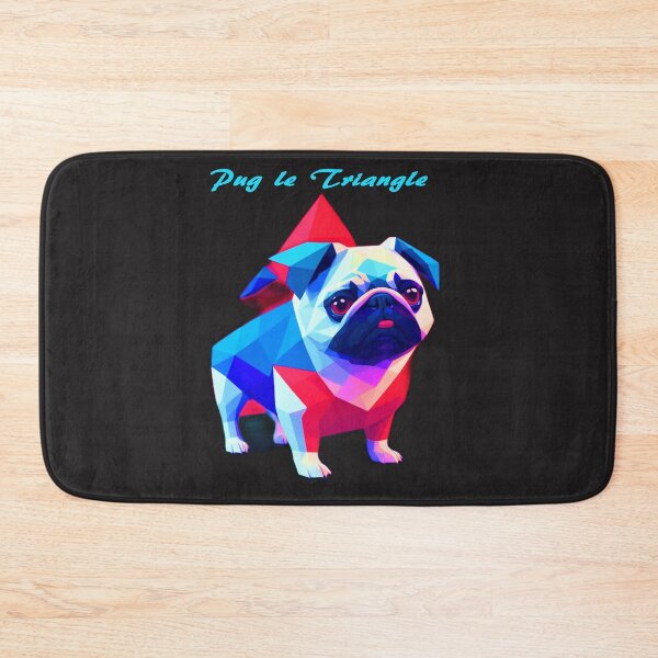 Item preview, Pug le Triangle 2 designed and sold by RedBluffTraders.