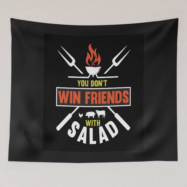 Item preview, You don't win friends with salad. designed and sold by mturns57.