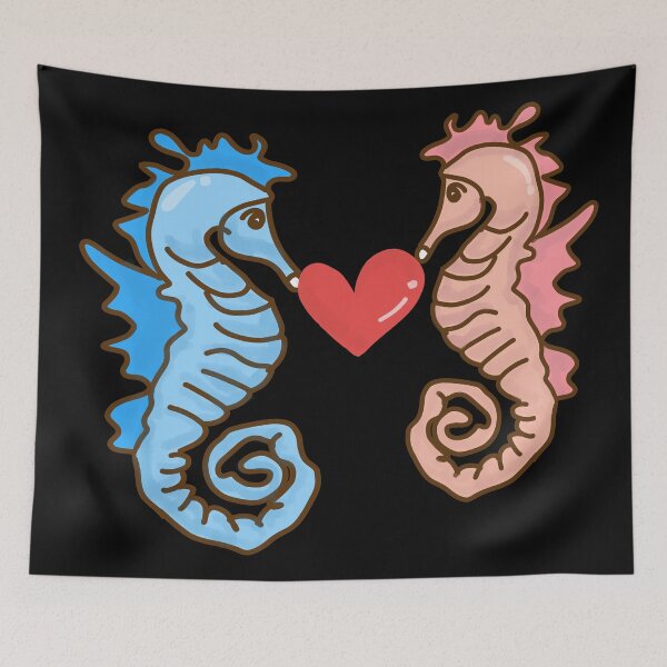 Item preview, Sweet couple seahorses designed and sold by Kaewtaming.