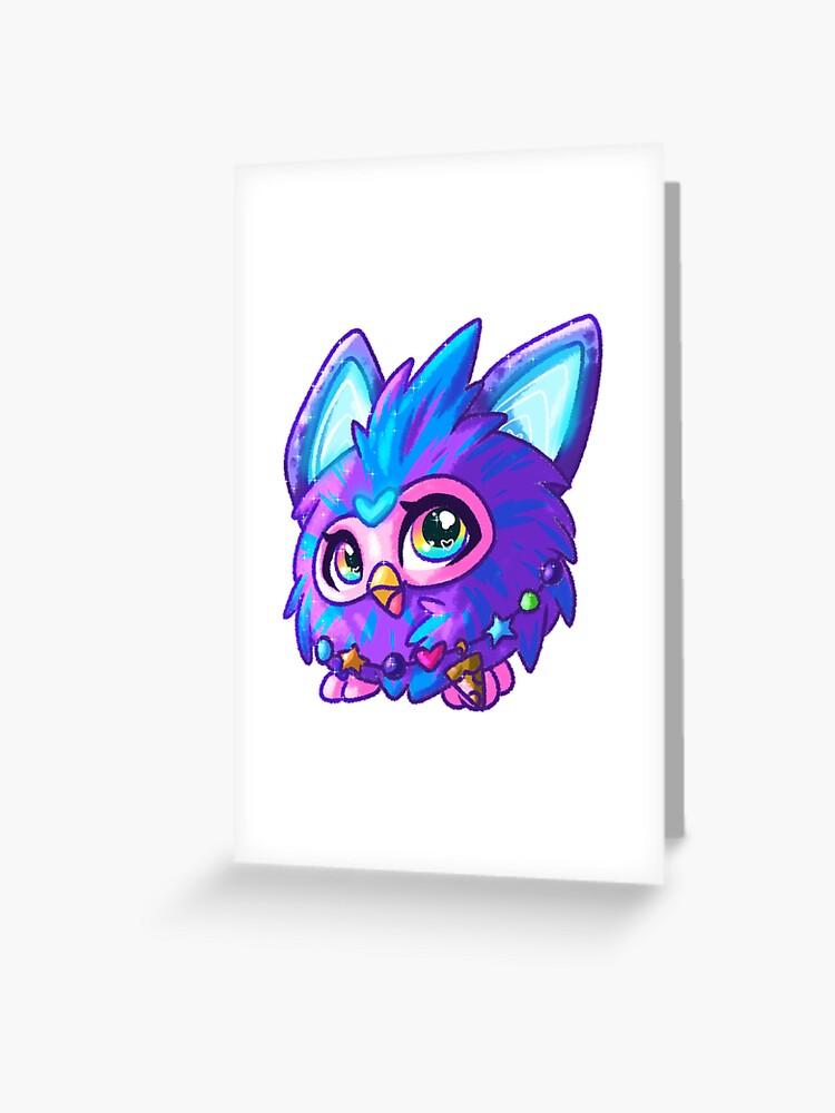 The New Furby 2023 - Purple Greeting Card for Sale by CuteHeartCaty