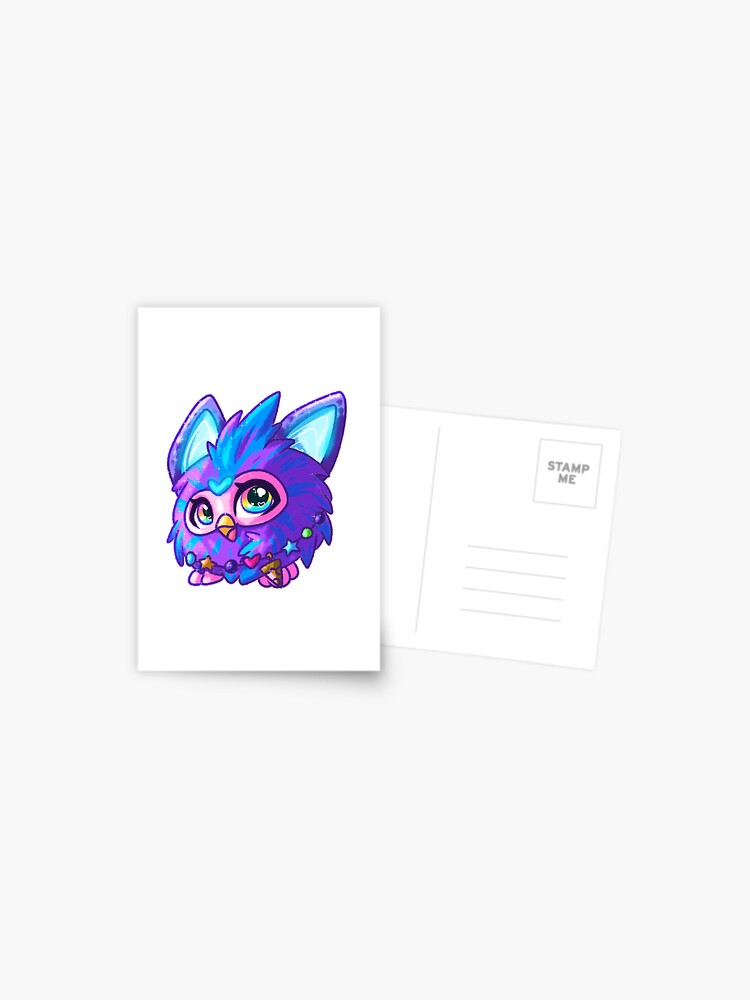 The New Furby 2023 - Purple Postcard for Sale by CuteHeartCaty