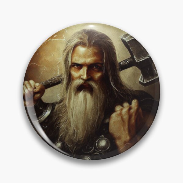 Item preview, Norse mythology - Thor portrait designed and sold by Witty-Kids.