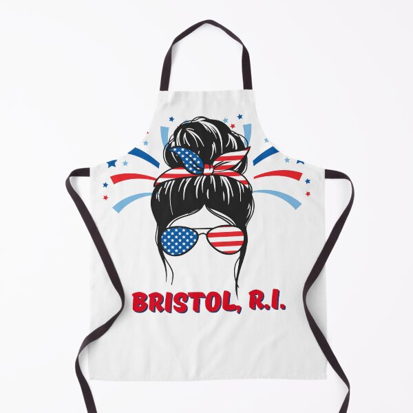 Item preview, Red White and Blue Bristol, RI Patriotic Girl  designed and sold by DigitalLuckyCat.