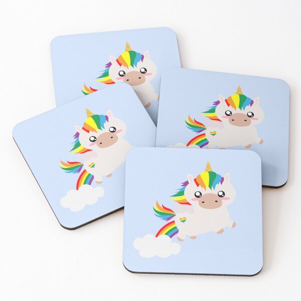 Item preview, rainbow cute unicorn Gay designed and sold by yessebel.