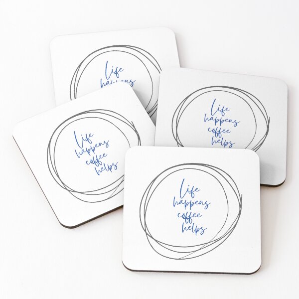 Item preview, Life  happens coffee   helps designed and sold by Rawan30.