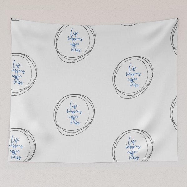 Item preview, Life  happens coffee   helps designed and sold by Rawan30.