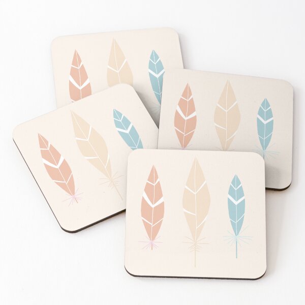 Item preview, Naive pastel feathers  designed and sold by JakoRila.