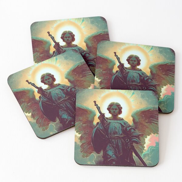 Item preview, Michael, the warrior archangel - painting designed and sold by Witty-Kids.