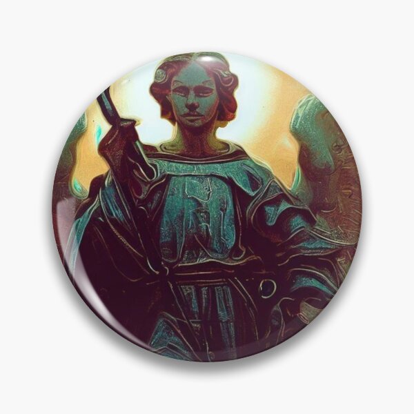 Item preview, Michael, the warrior archangel - painting designed and sold by Witty-Kids.