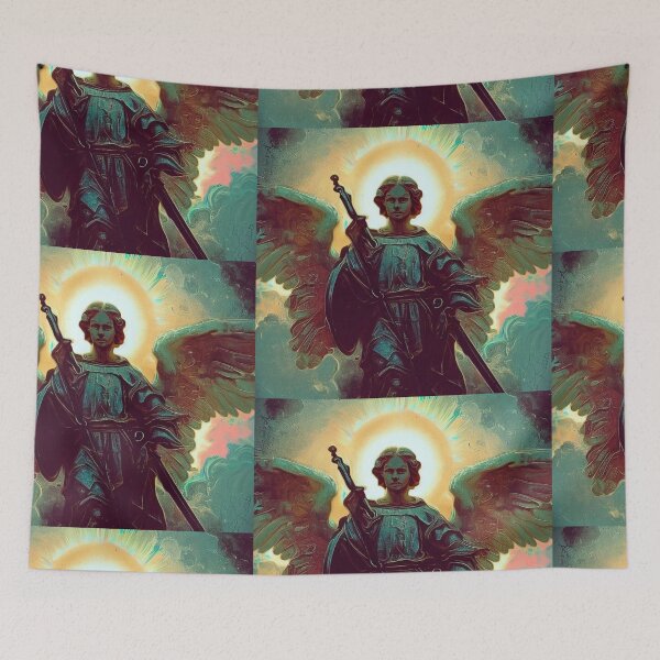Item preview, Michael, the warrior archangel - painting designed and sold by Witty-Kids.