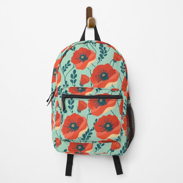 Item preview, Red poppies pattern designed and sold by enipra.