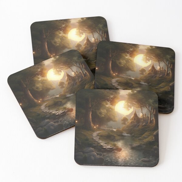 Item preview, Forest art, Nature Decor, Landscape artwork designed and sold by PlatinumOnyx.