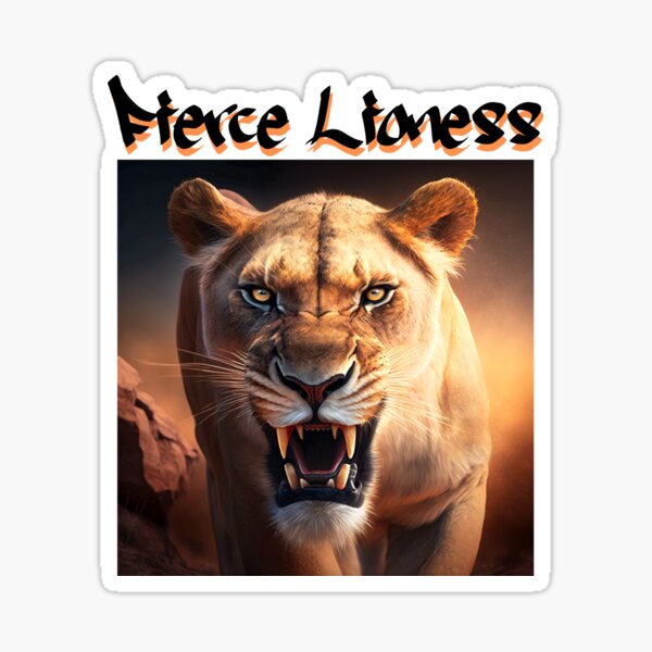 Item preview, Fierce Lioness designed and sold by Artbyminga.