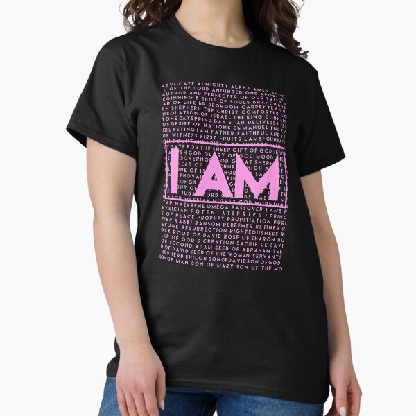 Item preview, I AM (pink) designed and sold by WideIsTheGate.