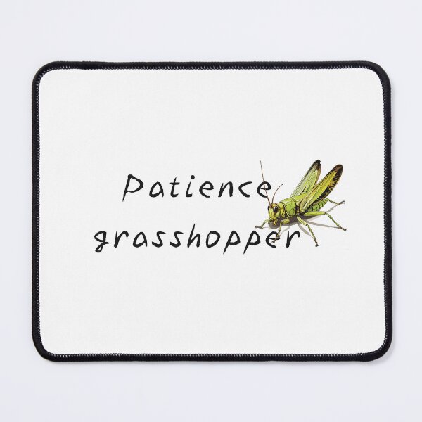 Item preview, Patience, grasshopper designed and sold by Jabuticabaeyes.