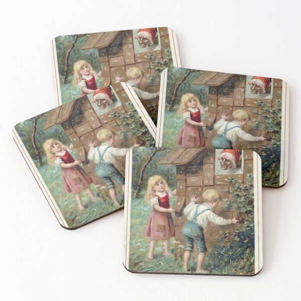 Item preview, Victorian Christmas greetings Hansel and Gretel designed and sold by forgottenbeauty.