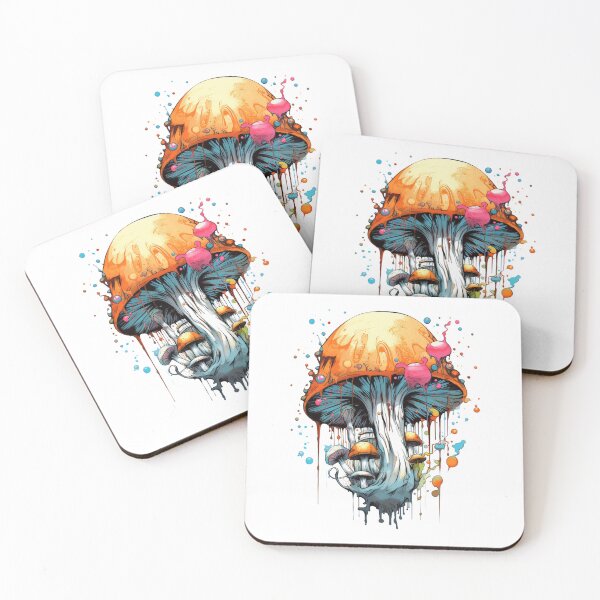 Item preview, Magic mushroom with watercolor paint designed and sold by MNFTs.