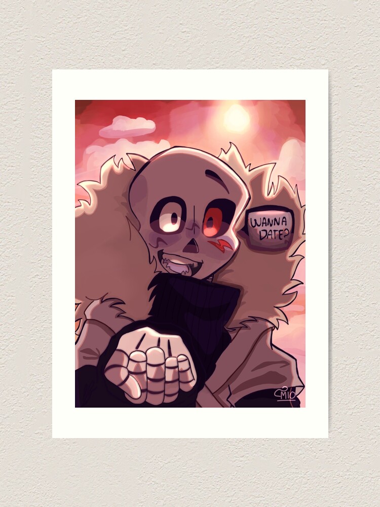 cross sans | Art Print