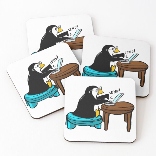 Item preview, Penguin at Work designed and sold by StetsonSketches.