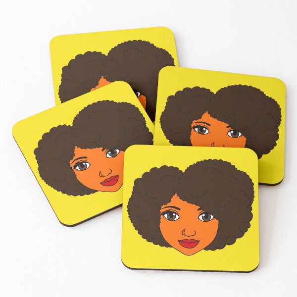 Artikelvorschau, Braunhäutige Frau mit Afro-Haaren entworfen und verkauft von Deanna McRae.