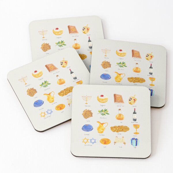 Item preview, Vintage Hanukkah Icons  designed and sold by thekosherhub.