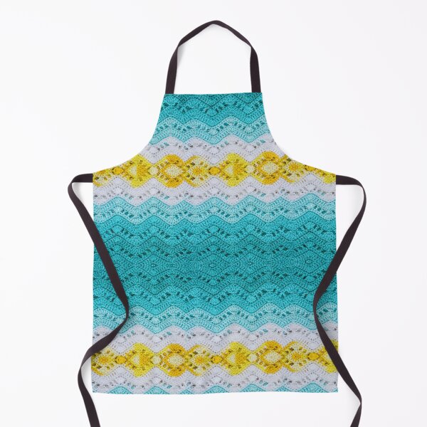 Item preview, Crochet Pattern Blue White Yellow designed and sold by Sasidenidesign.