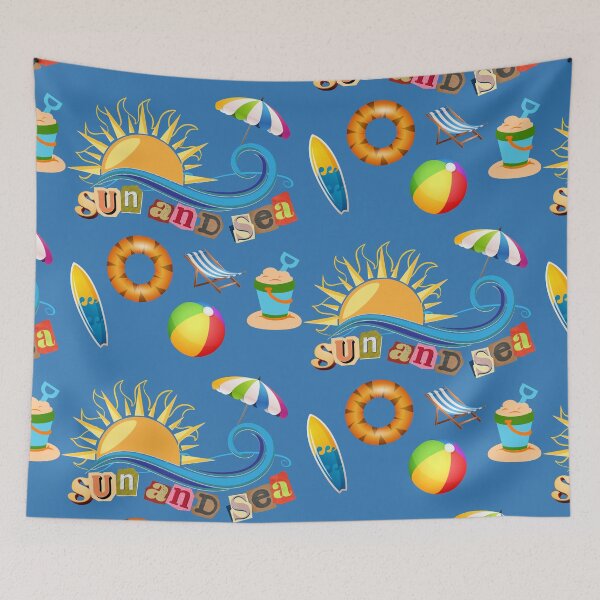 Item preview, Sun Sea Waves Surf Beach Vacation Summertime Trending designed and sold by ttsayt1earth.