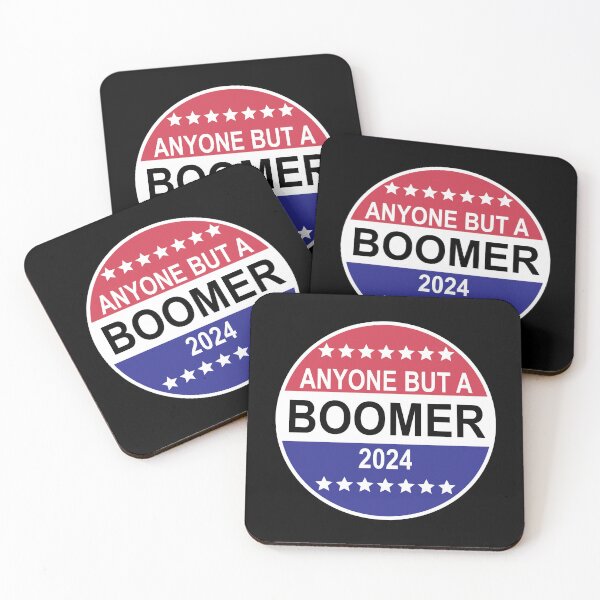 Item preview, Anyone But A Boomer 2024 - Vote Pin  designed and sold by GoodJobLola.