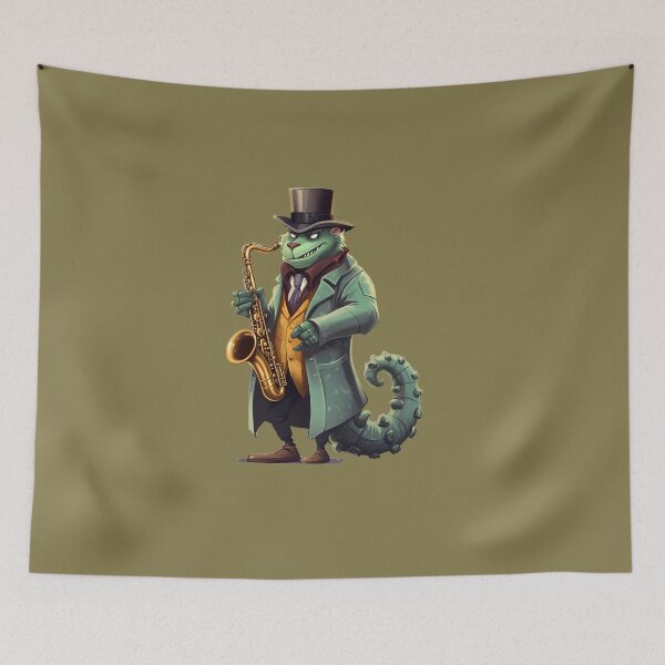 Item preview, Catasaurus Sax designed and sold by lunarhalomedia.