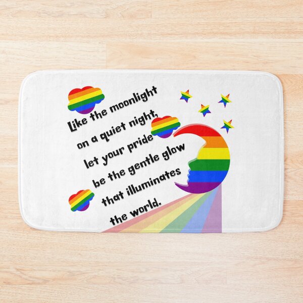 Item preview, Moonlit Prism: The Gentle Moon Glow of Pride designed and sold by FreeMindCrea.