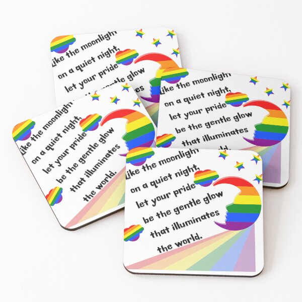 Item preview, Moonlit Prism: The Gentle Moon Glow of Pride designed and sold by FreeMindCrea.