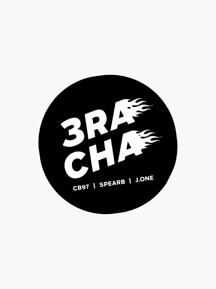 Thumbnail 3 of 3, Sticker, 3RACHA - start line designed and sold by solightitup.