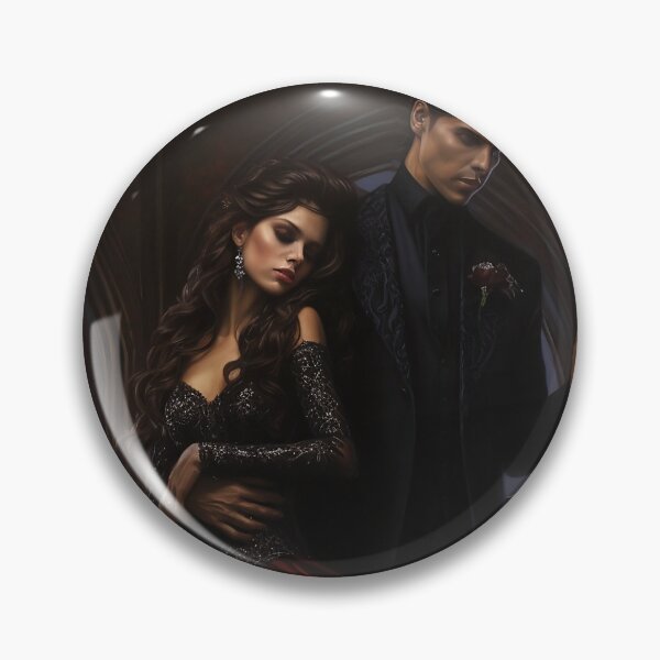 Item preview, Enchanting Vampire Lovers - Dark Romance Art Print designed and sold by bigchez.