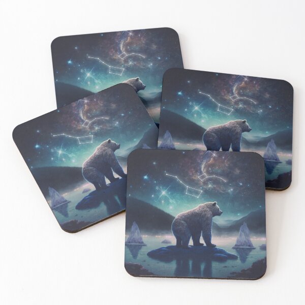 Item preview, "Celestial Splendor: Ursa Major and Ursa Minor Constellations Collage" designed and sold by hjian8219.