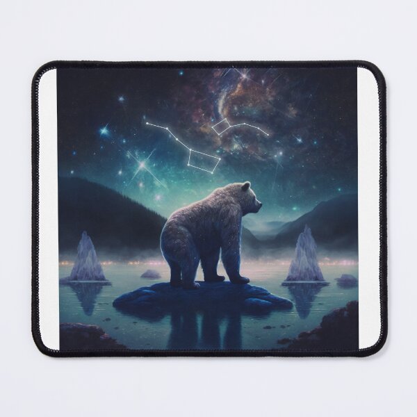 Item preview, "Celestial Splendor: Ursa Major and Ursa Minor Constellations Collage" designed and sold by hjian8219.