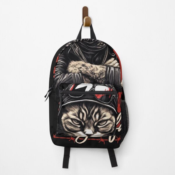 Item preview, Cool Cat with Leather Jacket, Biker Gang Cat, Mean Cat designed and sold by TNOYC.