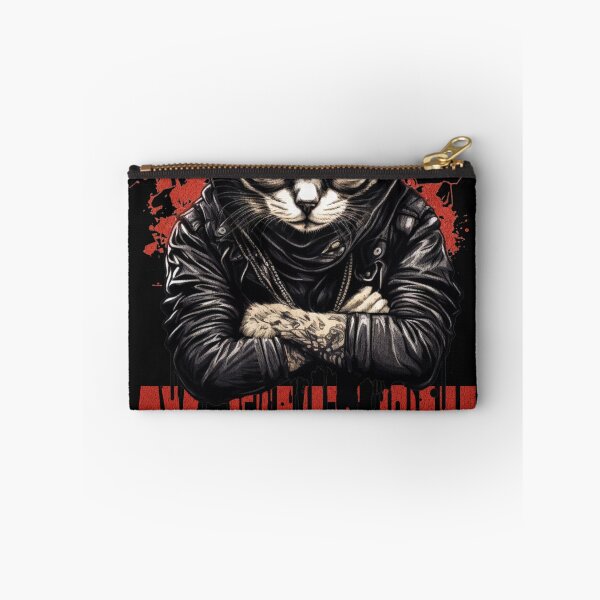 Item preview, Cool Cat with Leather Jacket, Biker Gang Cat, Mean Cat designed and sold by TNOYC.