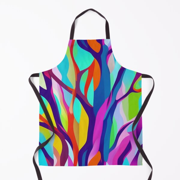 Item preview, Abstract Bright Colorful Forest designed and sold by calibrit.