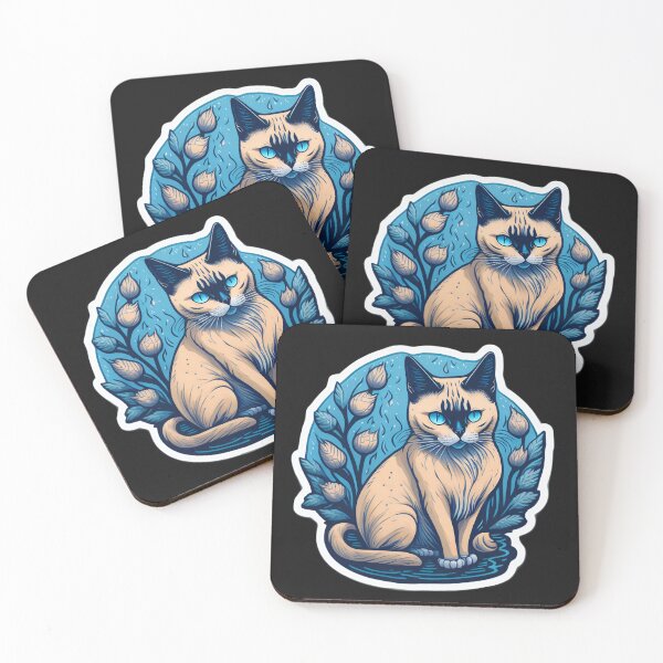 Item preview, Siamese Cat (Sticker and Print Out) designed and sold by Sir Elgin Ortiz.
