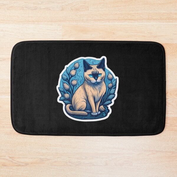 Item preview, Siamese Cat (Sticker and Print Out) designed and sold by Sir Elgin Ortiz.