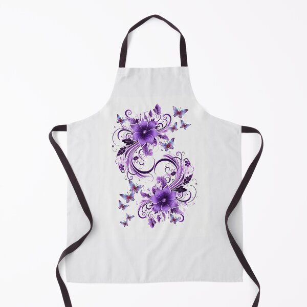 Item preview, Lilac Flowers and Butterflies, fantasy art designed and sold by LoneAngel.