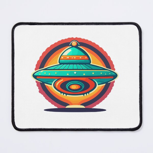 Item preview, Ufo spaceship retro abduction designed and sold by spyduckz.