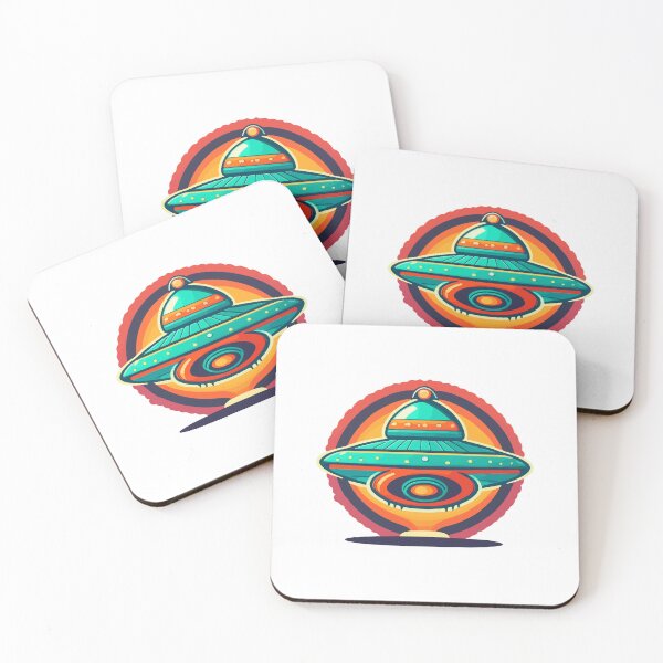Item preview, Ufo spaceship retro abduction designed and sold by spyduckz.