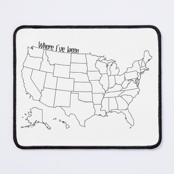 Item preview, Where I’ve been map designed and sold by PurdyCDesigns1.