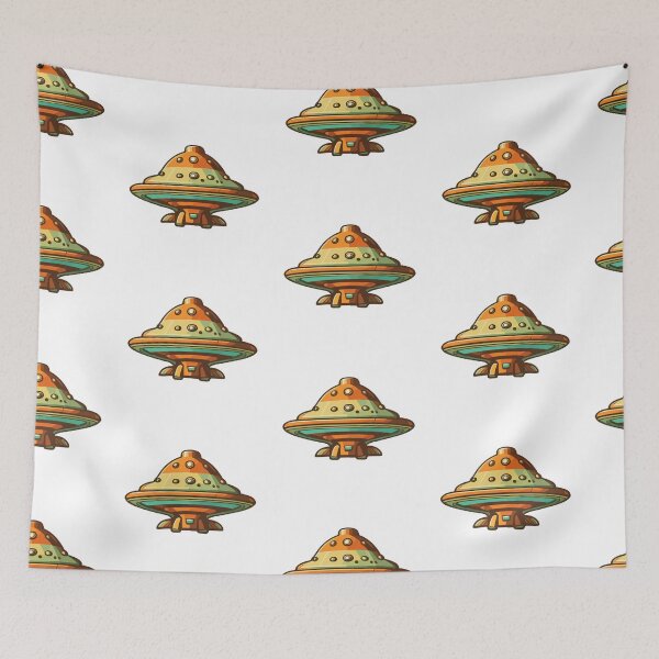 Item preview, Ufo spaceship retro  designed and sold by spyduckz.