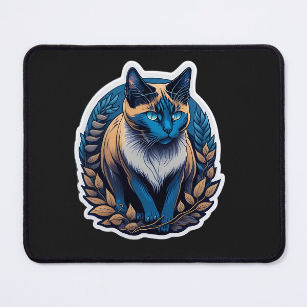 Item preview, Siamese Cat (Sticker and Print Out) designed and sold by Sir Elgin Ortiz.